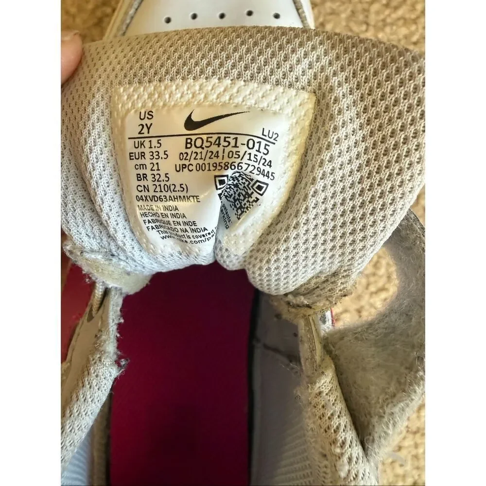 Nike Court Borough Low Little Kid Girls Sneakers Size 2